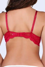 Load image into Gallery viewer, Laced Padded Patterned Bra
